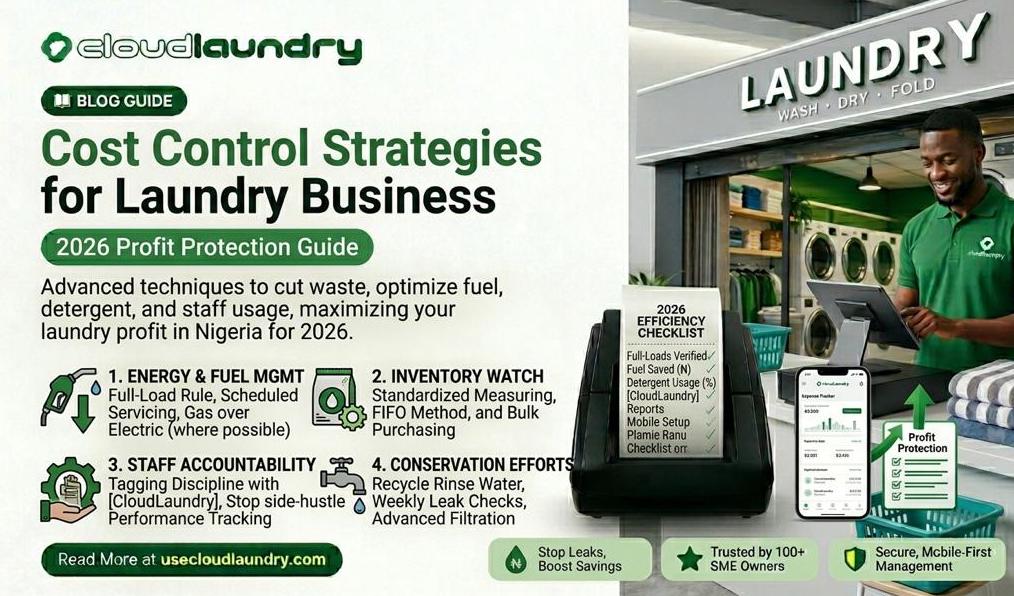 Cost Control Strategies for Laundry Business: 2026 Profit Protection Guide