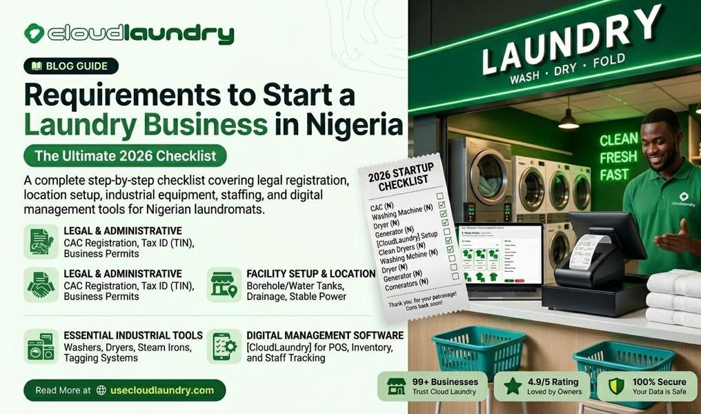 Requirements to Start a Laundry Business in Nigeria: The Ultimate 2026 Checklist