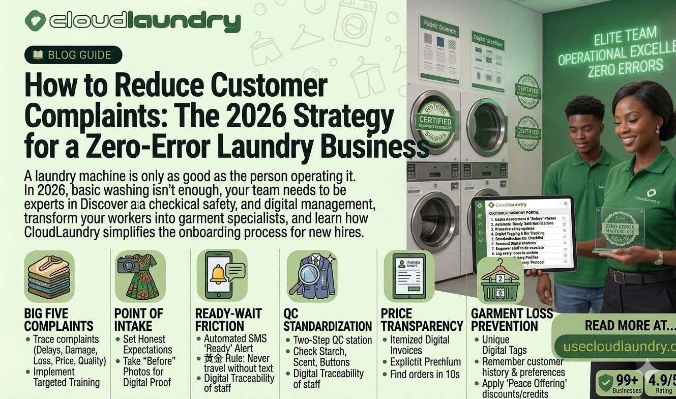 How to Reduce Customer Complaints: The 2026 Strategy for a Zero-Error Laundry Business