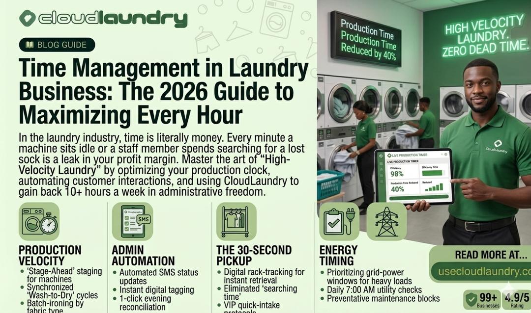 Time Management in Laundry Business: The 2026 Guide to Maximizing Every Hour