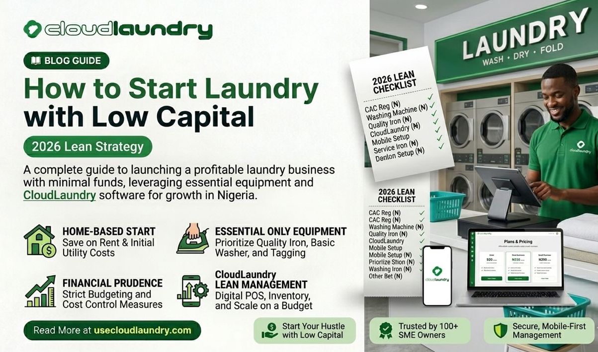 How to Start a Laundry Business with Low Capital in Nigeria