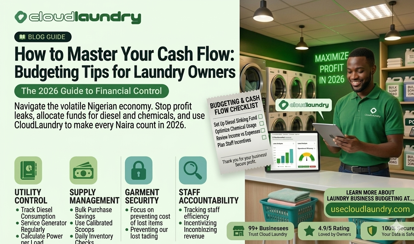Budgeting Tips for Laundry Owners: How to Master Your Cash Flow in 2026