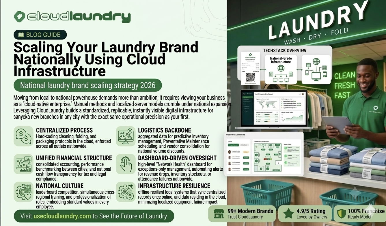 Scaling Your Laundry Brand Nationally Using Cloud Infrastructure
