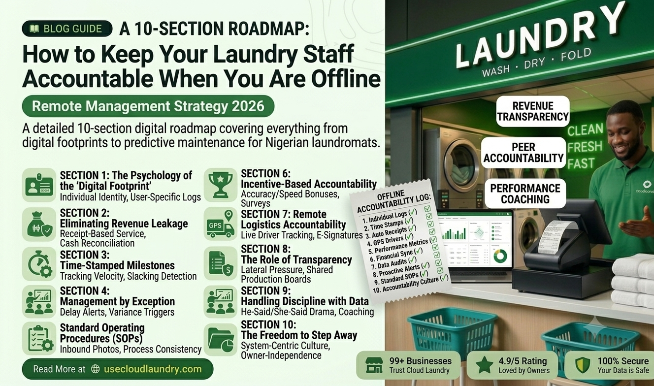 How to Keep Your Laundry Staff Accountable When You Are Offline
