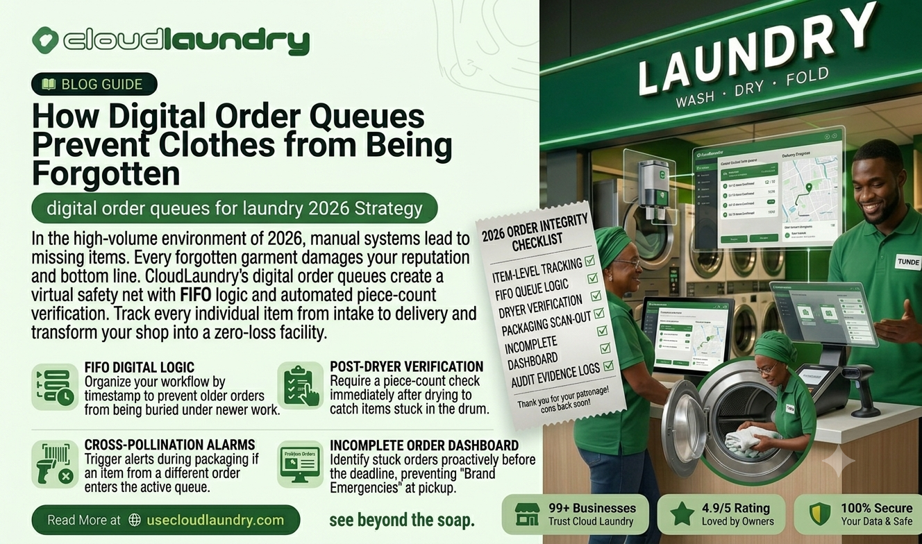 How Digital Order Queues Prevent Clothes from Being Forgotten