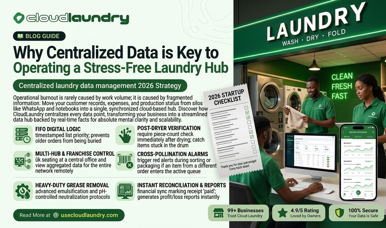 Why Centralized Data is Key to Operating a Stress-Free Laundry Hub