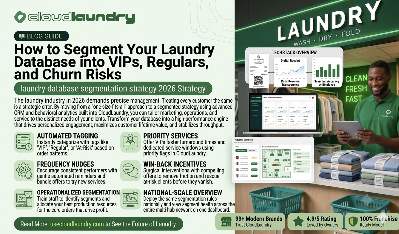 How to Segment Your Laundry Database into VIPs, Regulars, and Churn Risks