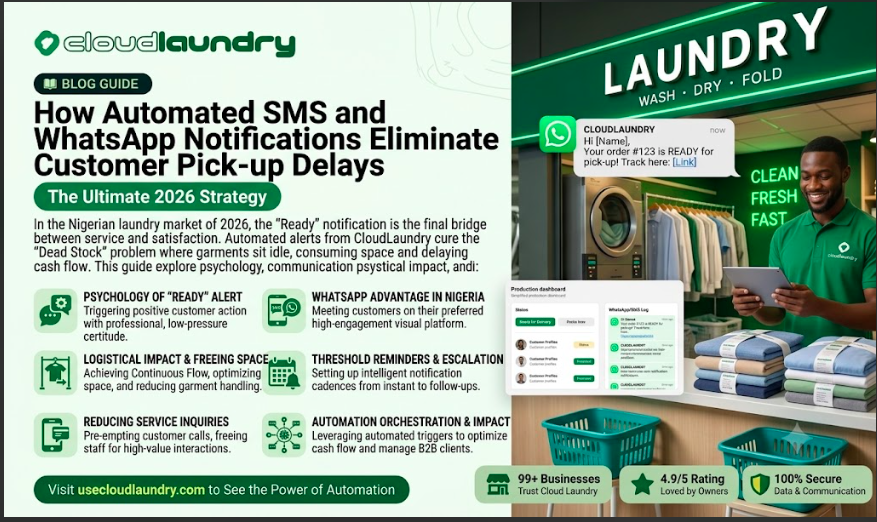 How Automated SMS and WhatsApp Notifications Eliminate Customer Pick-up Delays
