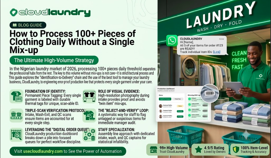 How to Process 100+ Pieces of Clothing Daily Without a Single Mix-up