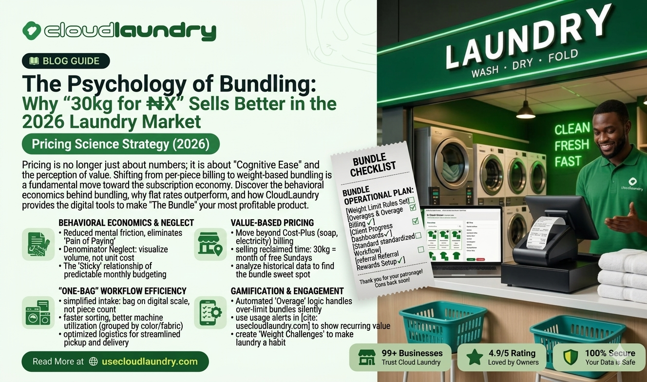 The Psychology of Bundling: Why "30kg for ₦X" Sells Better in the 2026 Laundry Market