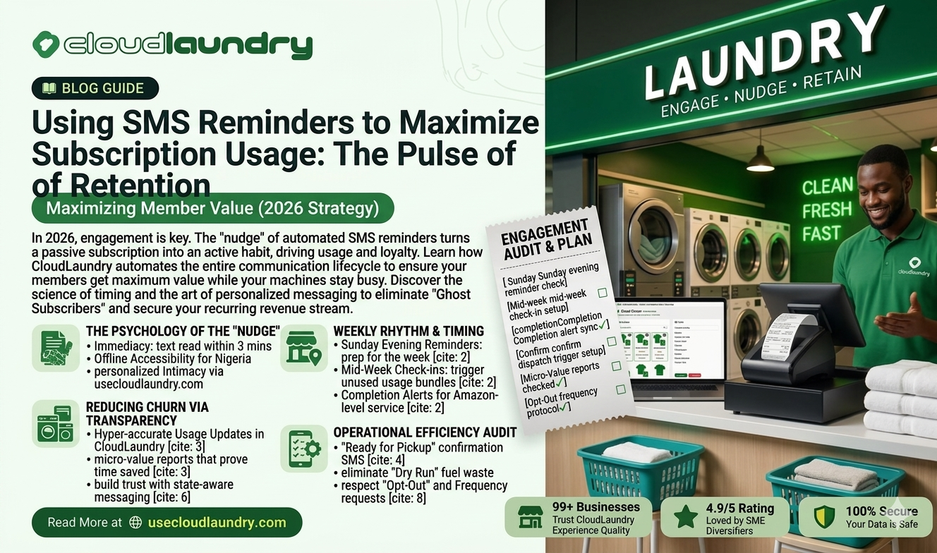 Using SMS Reminders to Maximize Subscription Usage: The Pulse of Customer Retention