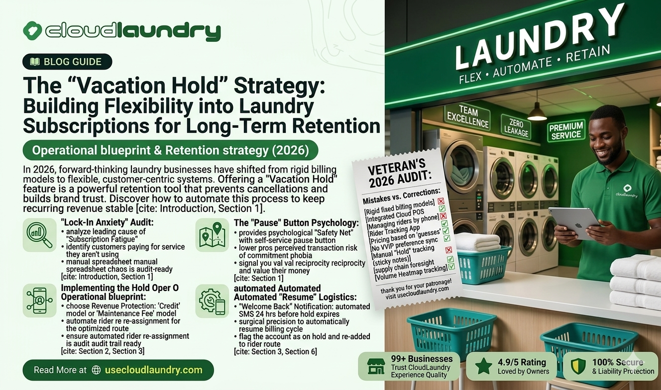 The "Vacation Hold" Strategy: Building Flexibility into Laundry Subscriptions for Long-Term Retention
