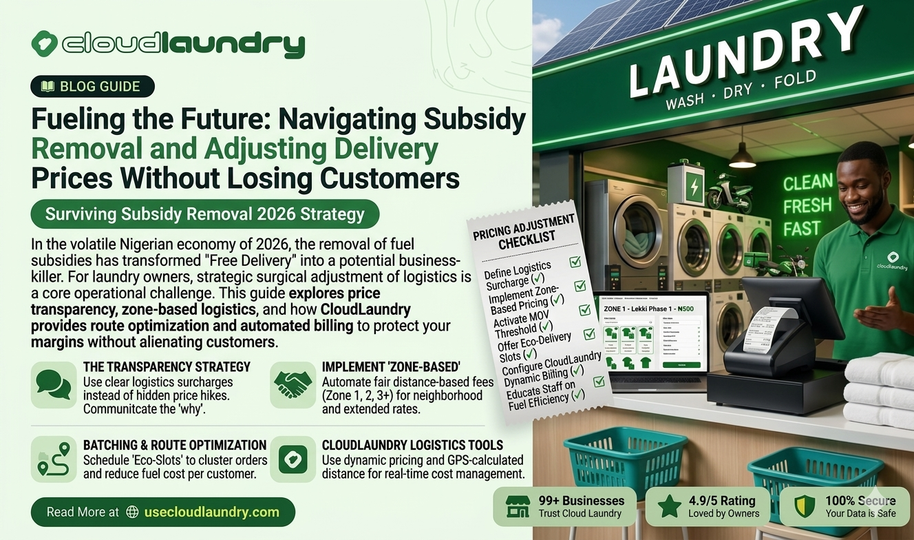 Fueling the Future: Navigating Subsidy Removal and Adjusting Delivery Prices Without Losing Customers