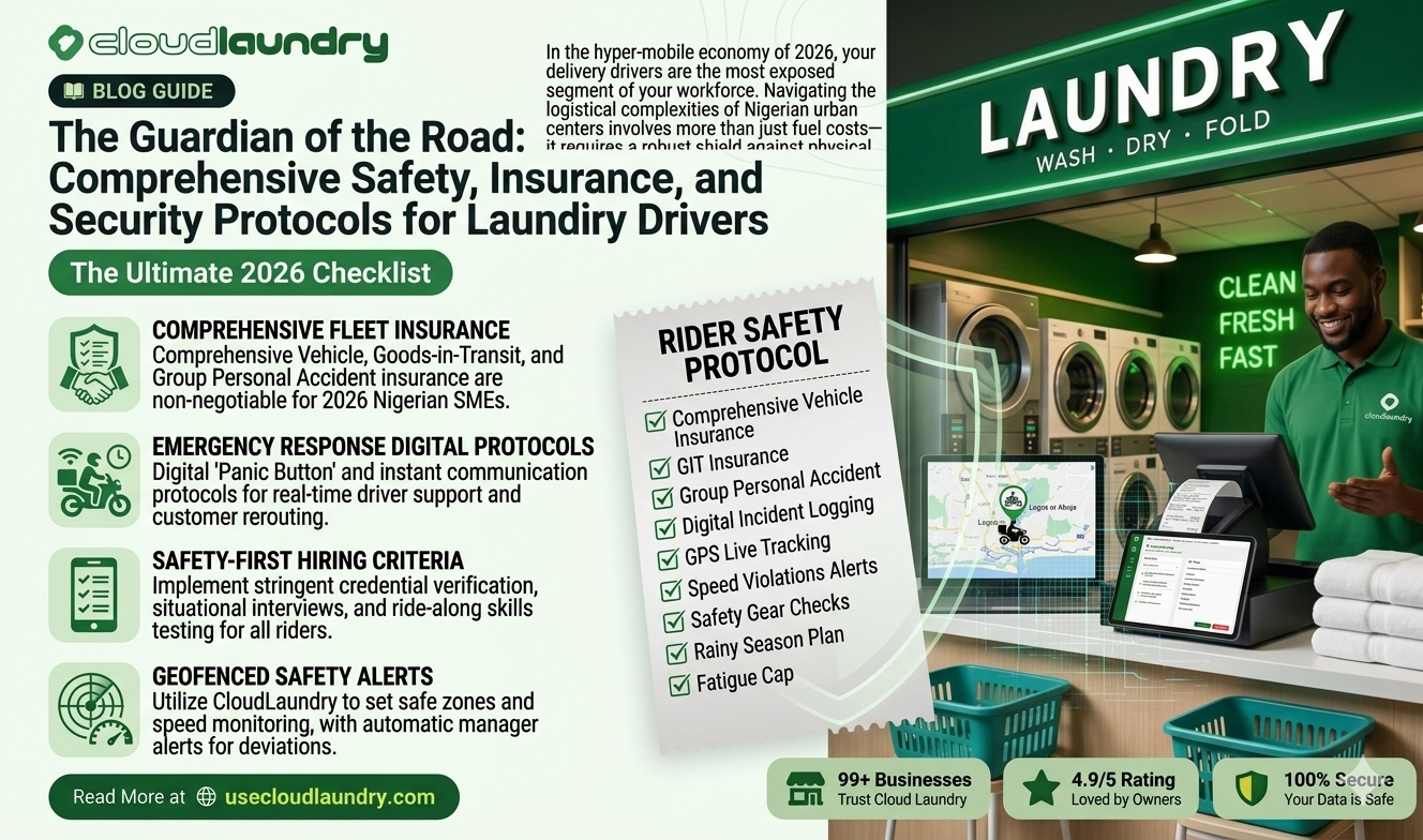 The Guardian of the Road: Comprehensive Safety, Insurance, and Security Protocols for Laundry Drivers