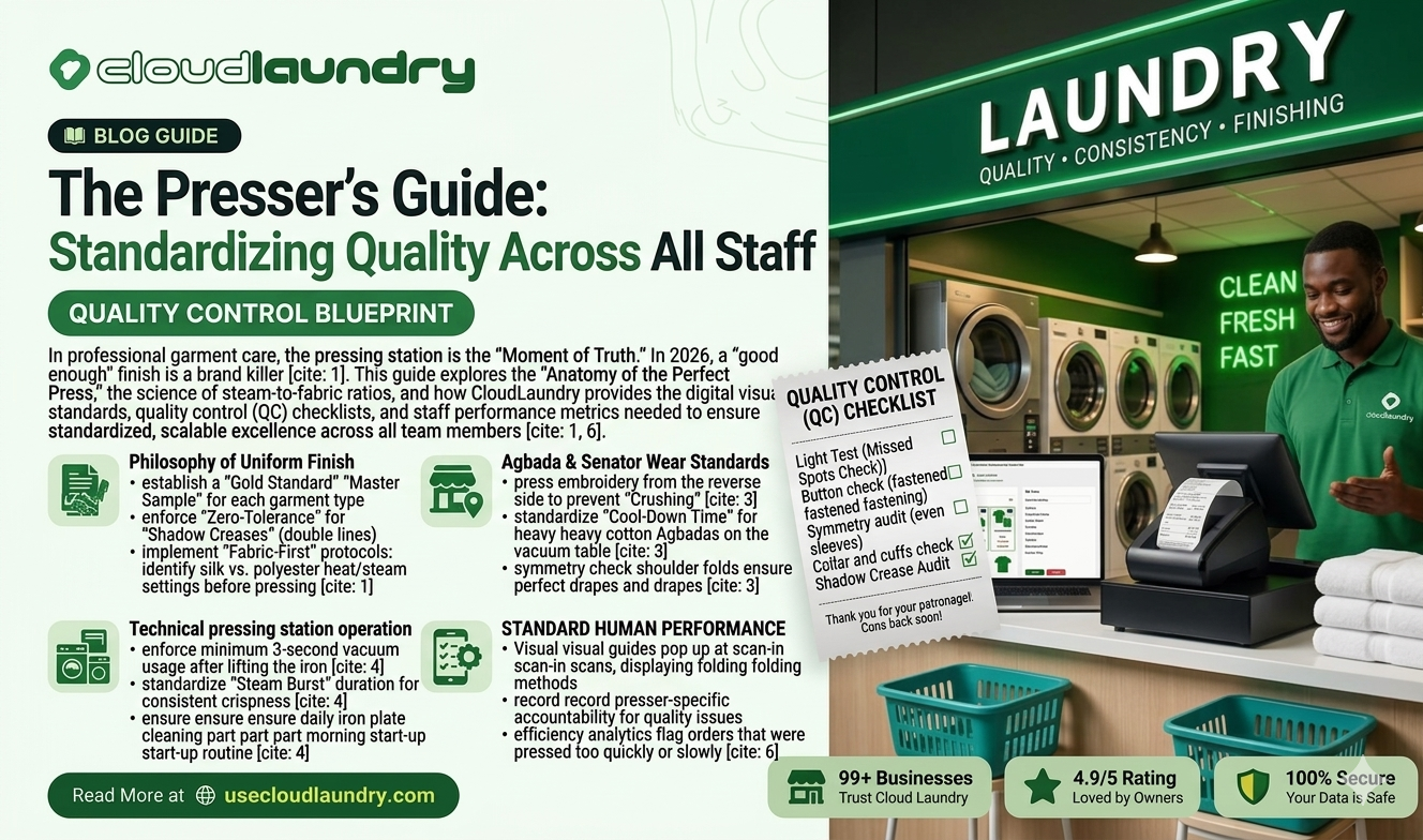 The Presser’s Guide: Standardizing Quality Across All Staff