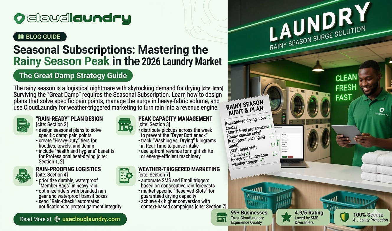 Seasonal Subscriptions: Mastering the Rainy Season Peak in the 2026 Laundry Market