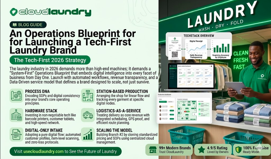 An Operations Blueprint for Launching a Tech-First Laundry Brand