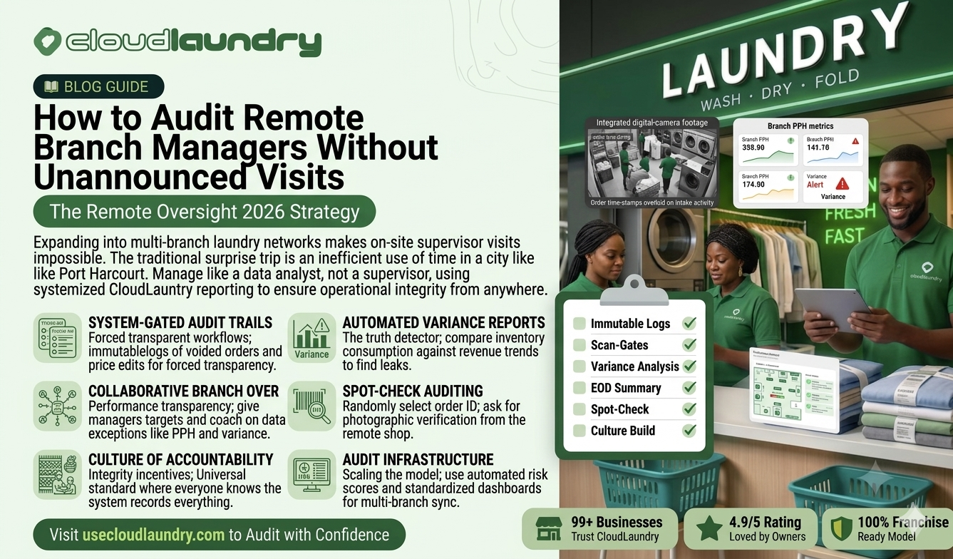 How to Audit Remote Branch Managers Without Unannounced Visits