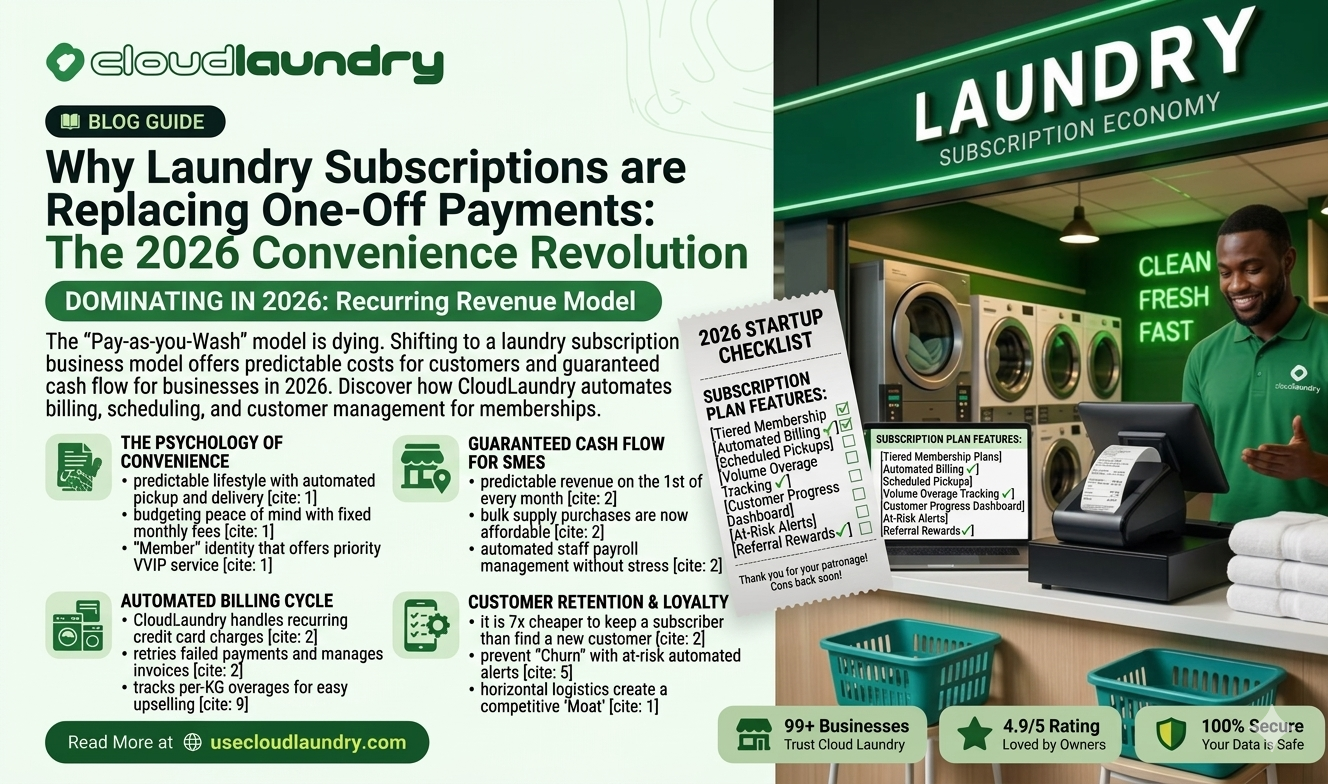 Why Laundry Subscriptions are Replacing One-Off Payments: The 2026 Convenience Revolution