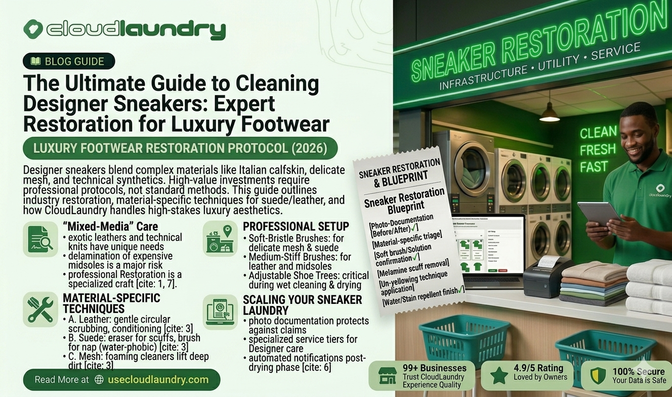 The Ultimate Guide to Cleaning Designer Sneakers: Expert Restoration for Luxury Footwear