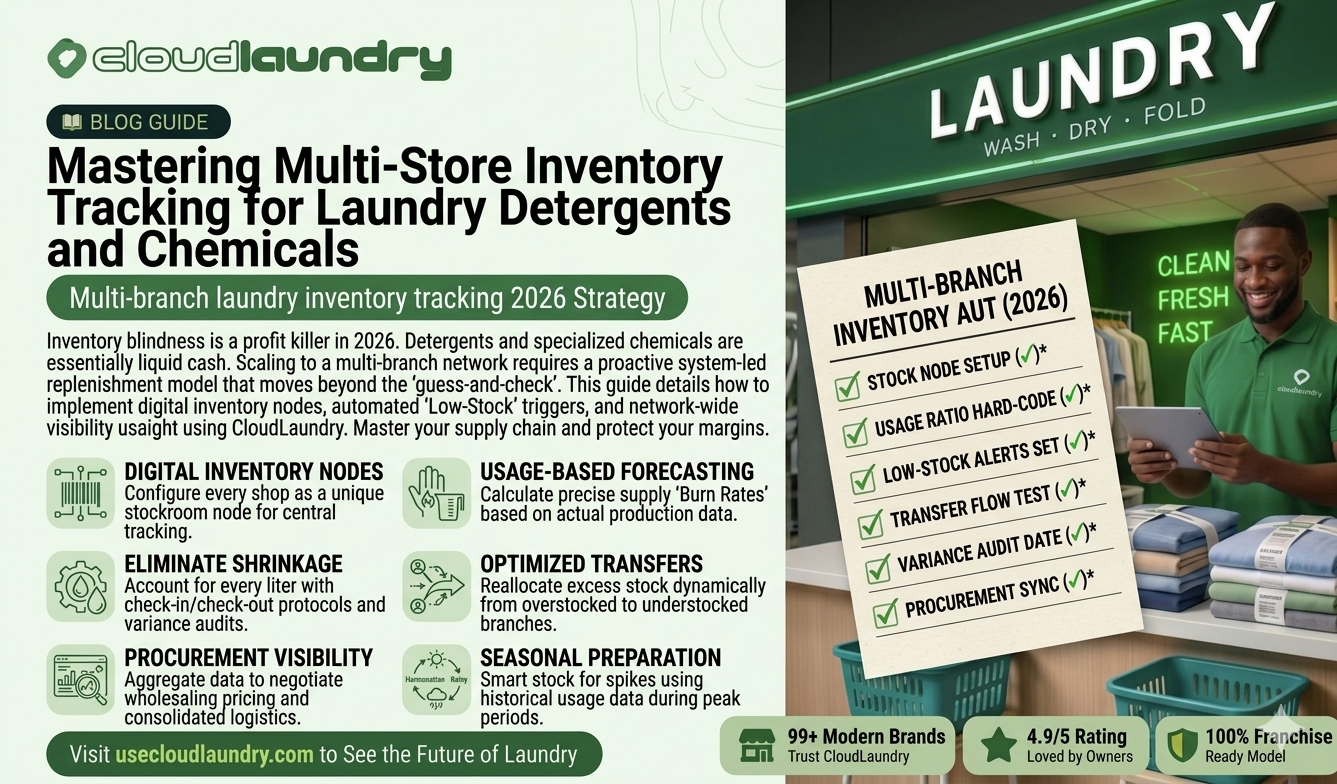 Mastering Multi-Store Inventory Tracking for Laundry Detergents and Chemicals
