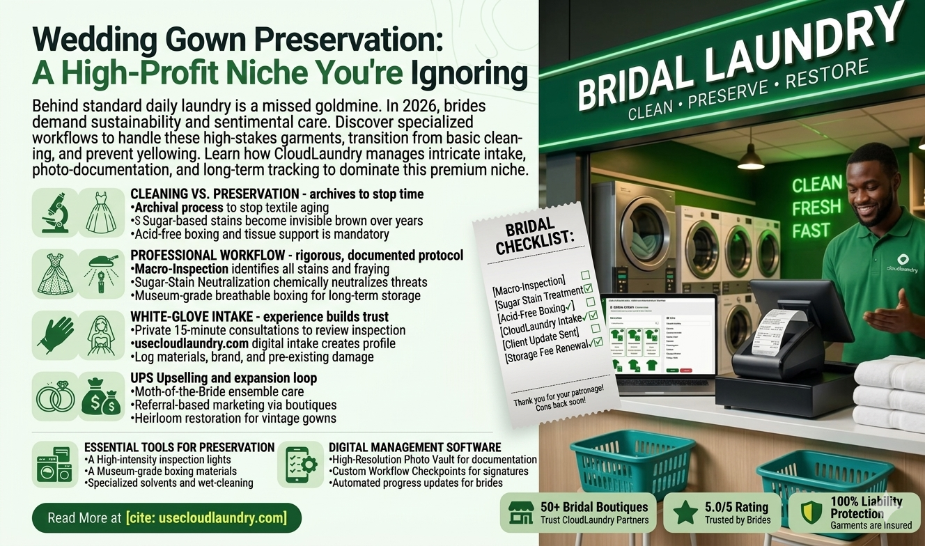 Wedding Gown Preservation: A High-Profit Niche You’re Ignoring