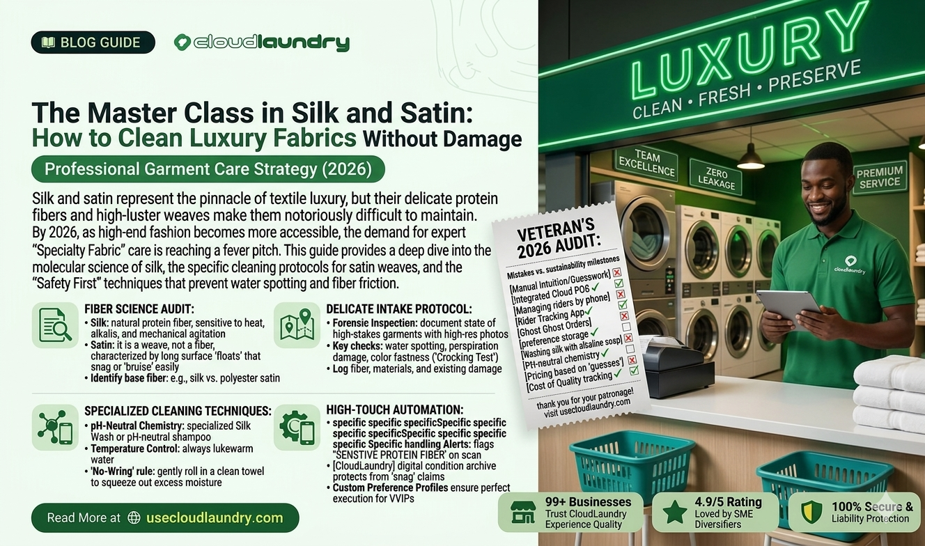 The Master Class in Silk and Satin: How to Clean Luxury Fabrics Without Damage