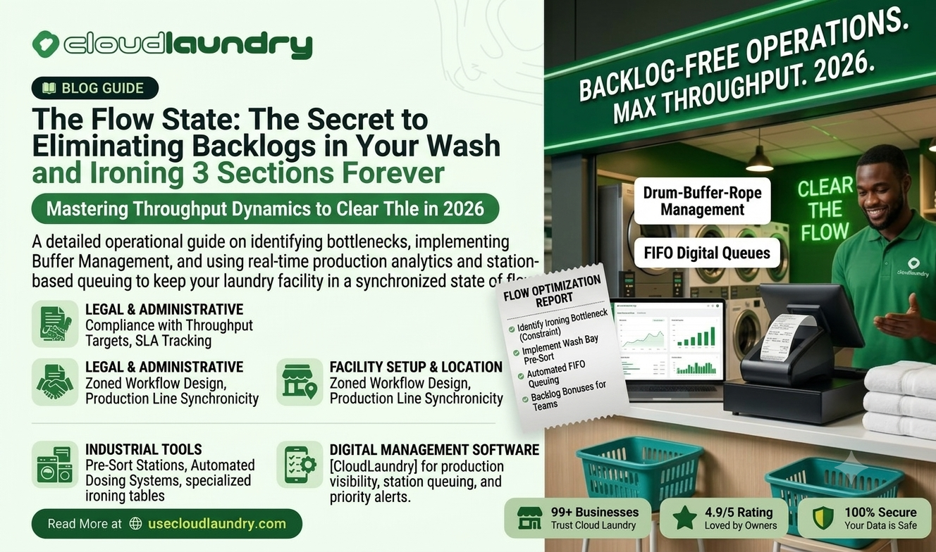The Secret to Eliminating Backlogs in Your Wash and Ironing Sections Forever