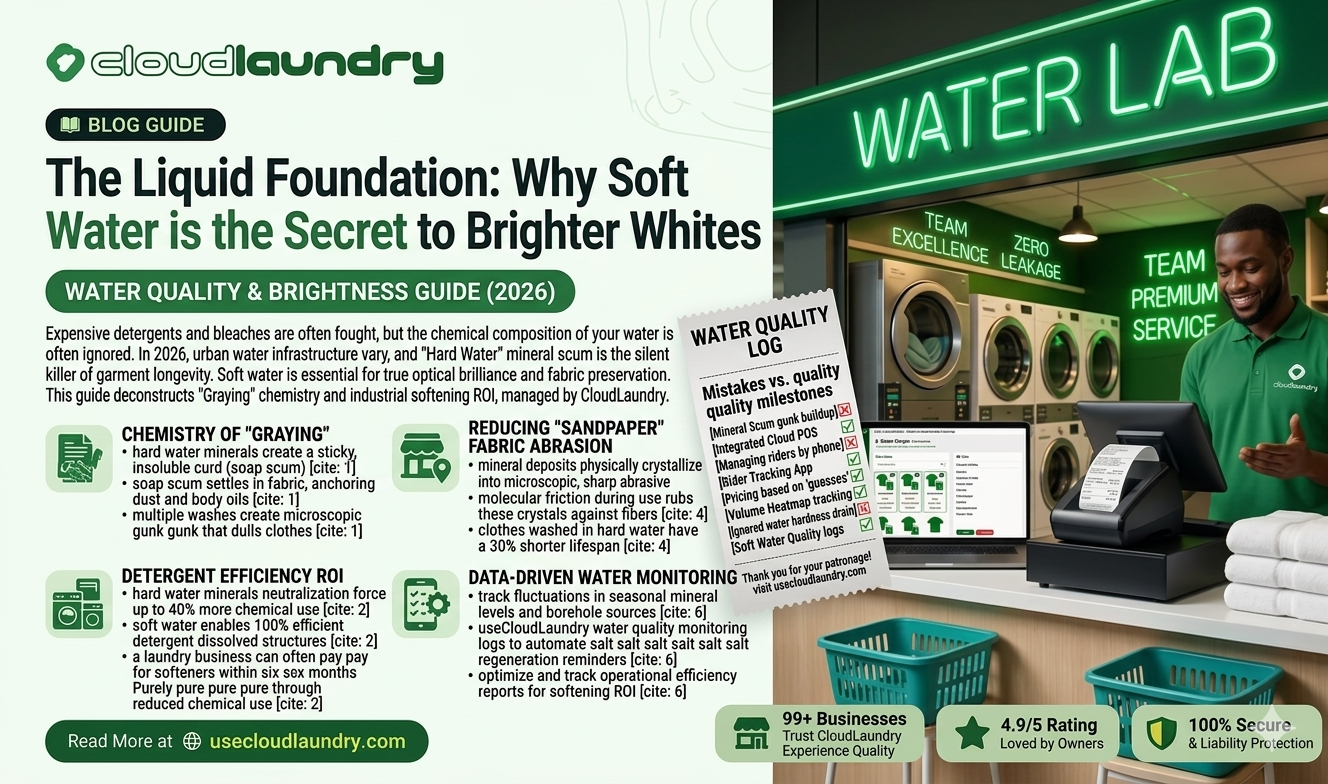 The Liquid Foundation: Why Soft Water is the Secret to Brighter Whites