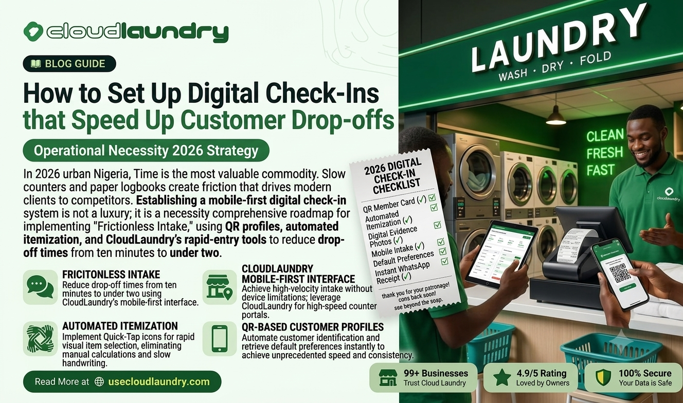 How to Set Up Digital Check-Ins that Speed Up Customer Drop-offs