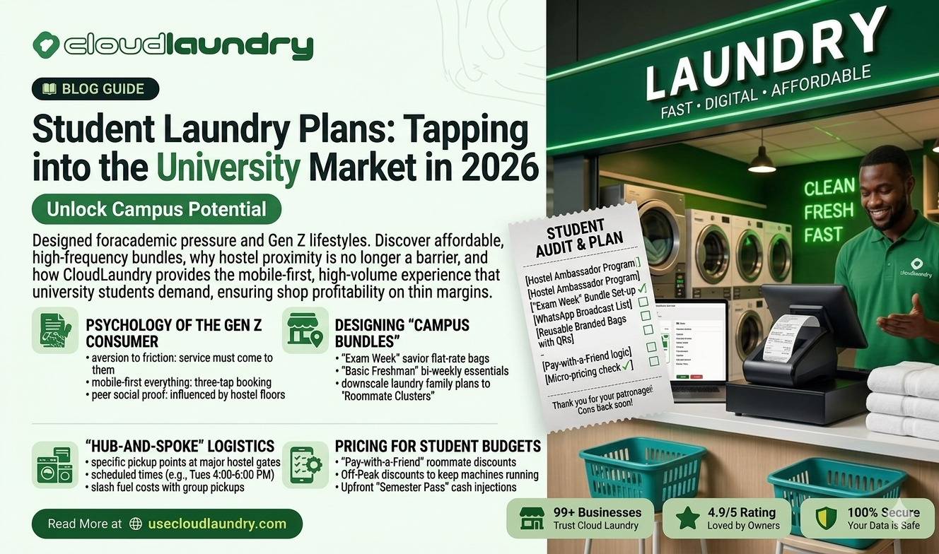Student Laundry Plans: Tapping into the University Market in 2026