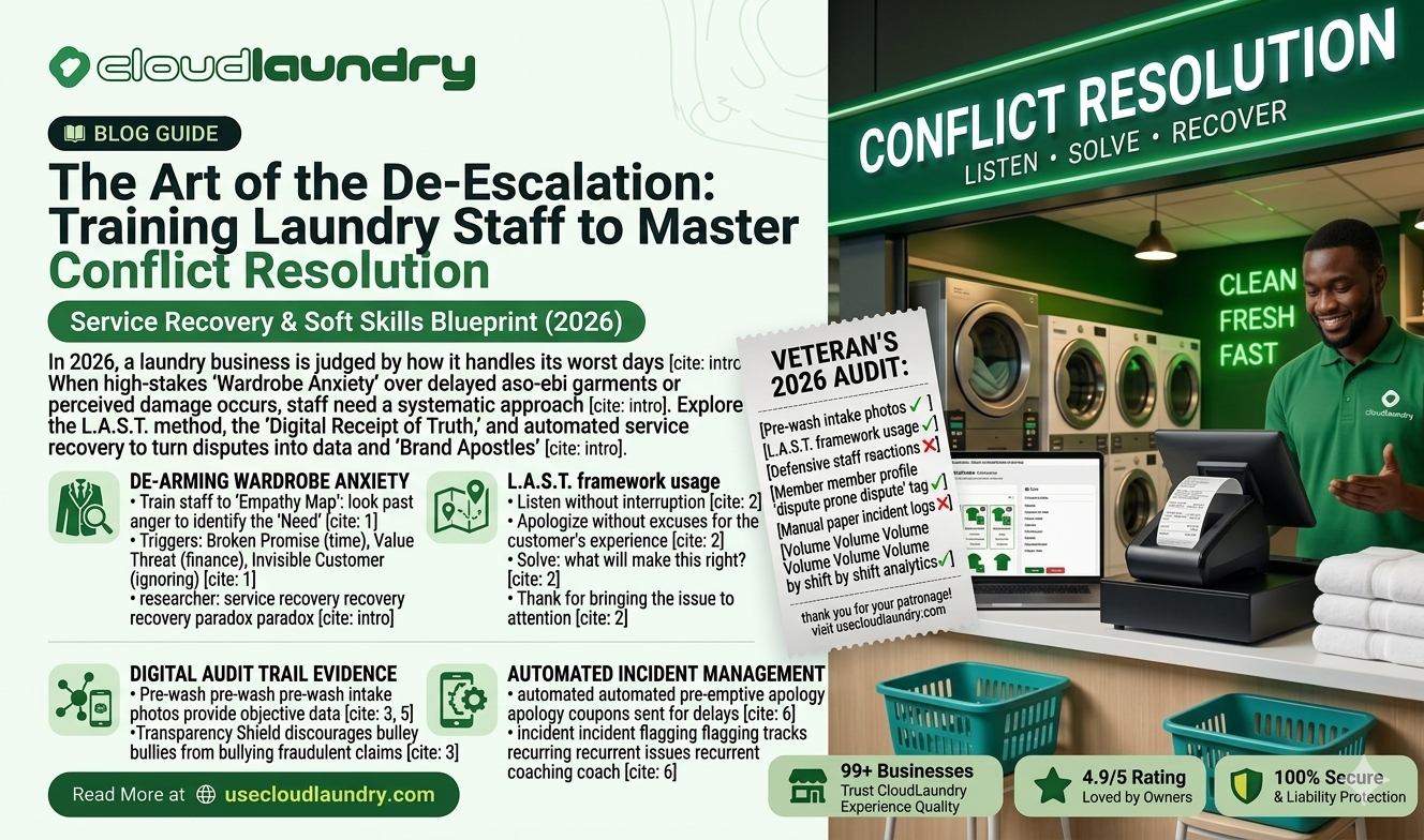The Art of the De-Escalation: Training Laundry Staff to Master Conflict Resolution