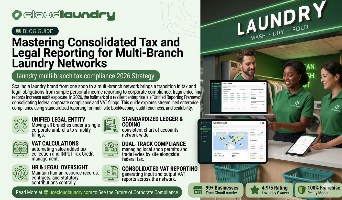 Mastering Consolidated Tax and Legal Reporting for Multi-Branch Laundry Networks