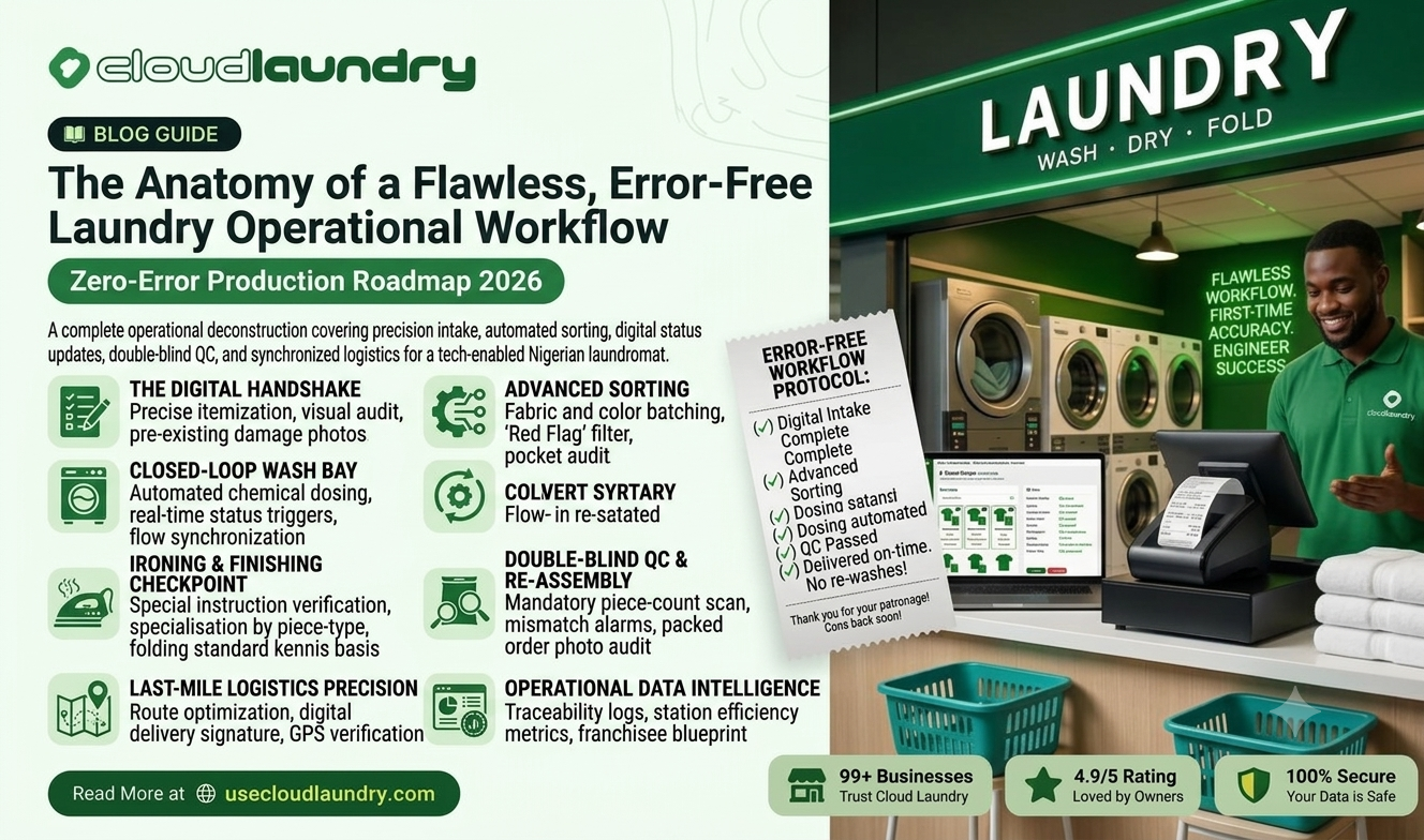 The Anatomy of a Flawless, Error-Free Laundry Operational Workflow