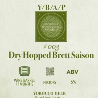 Y/B/A/P #003 Dry Hopped Brett Saison