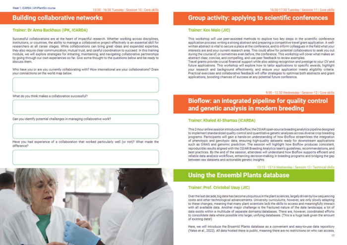 AfriPlantSci branding and course materials