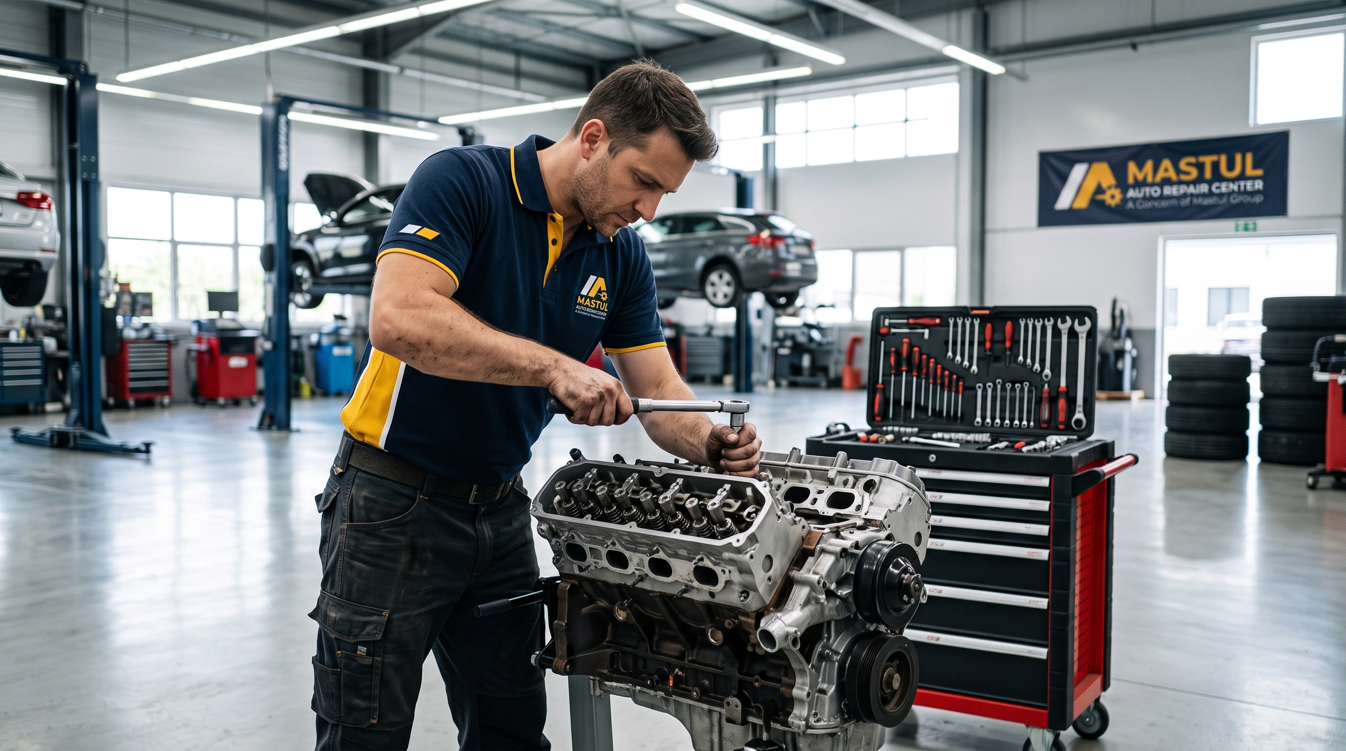 Mastul Auto Repair Doha Qatar Engine Services