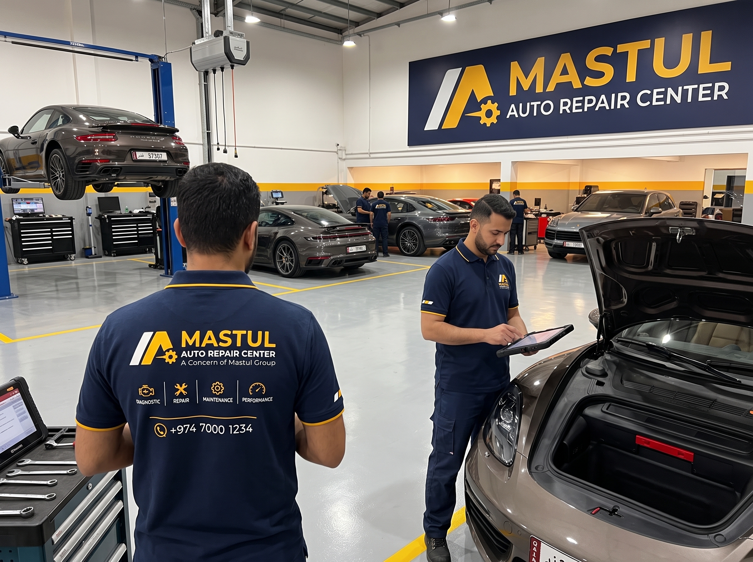 Mastul Auto Repair Doha Qatar Team