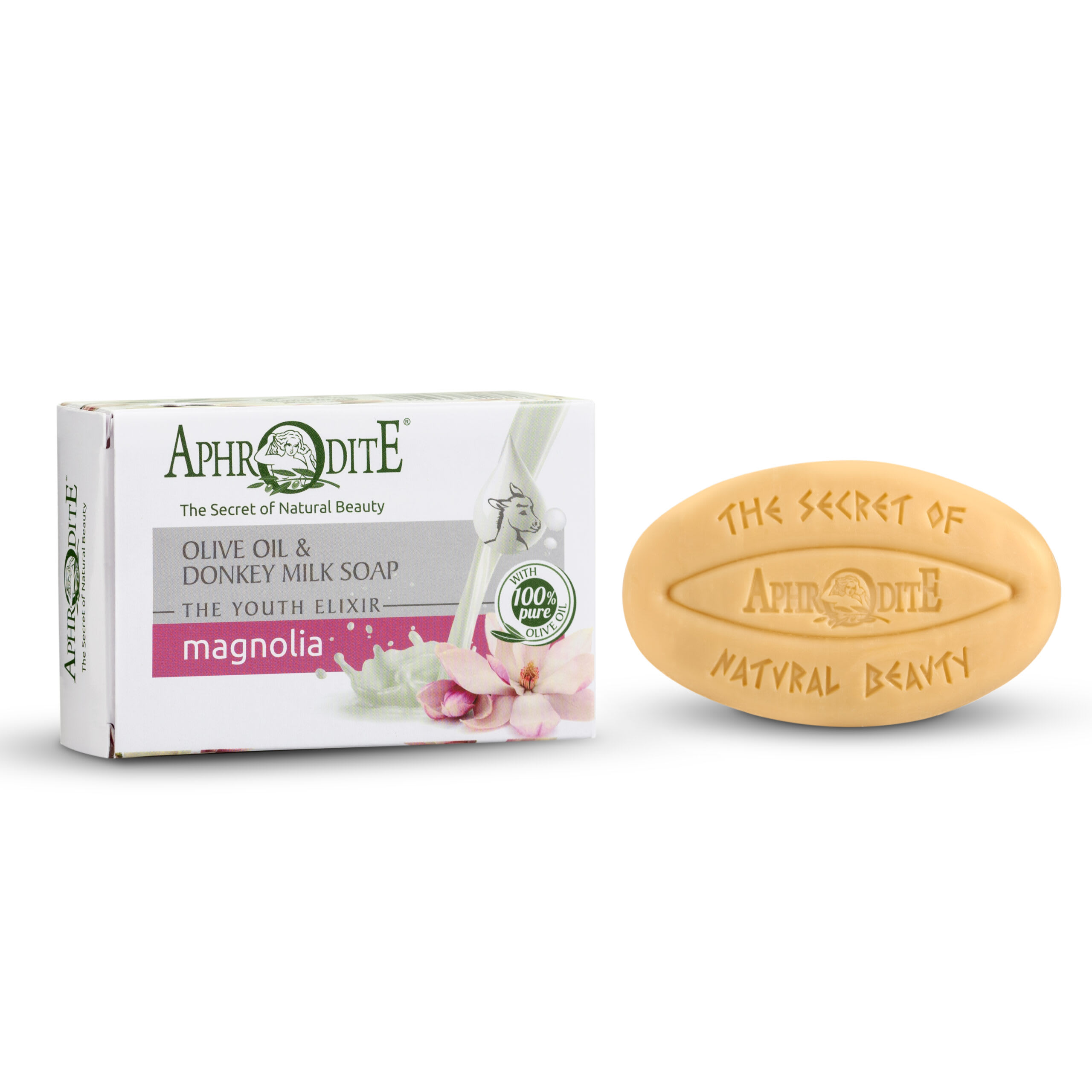 Oliiviõliseep eeslipiimaga, magnoolialõhnaline 85g