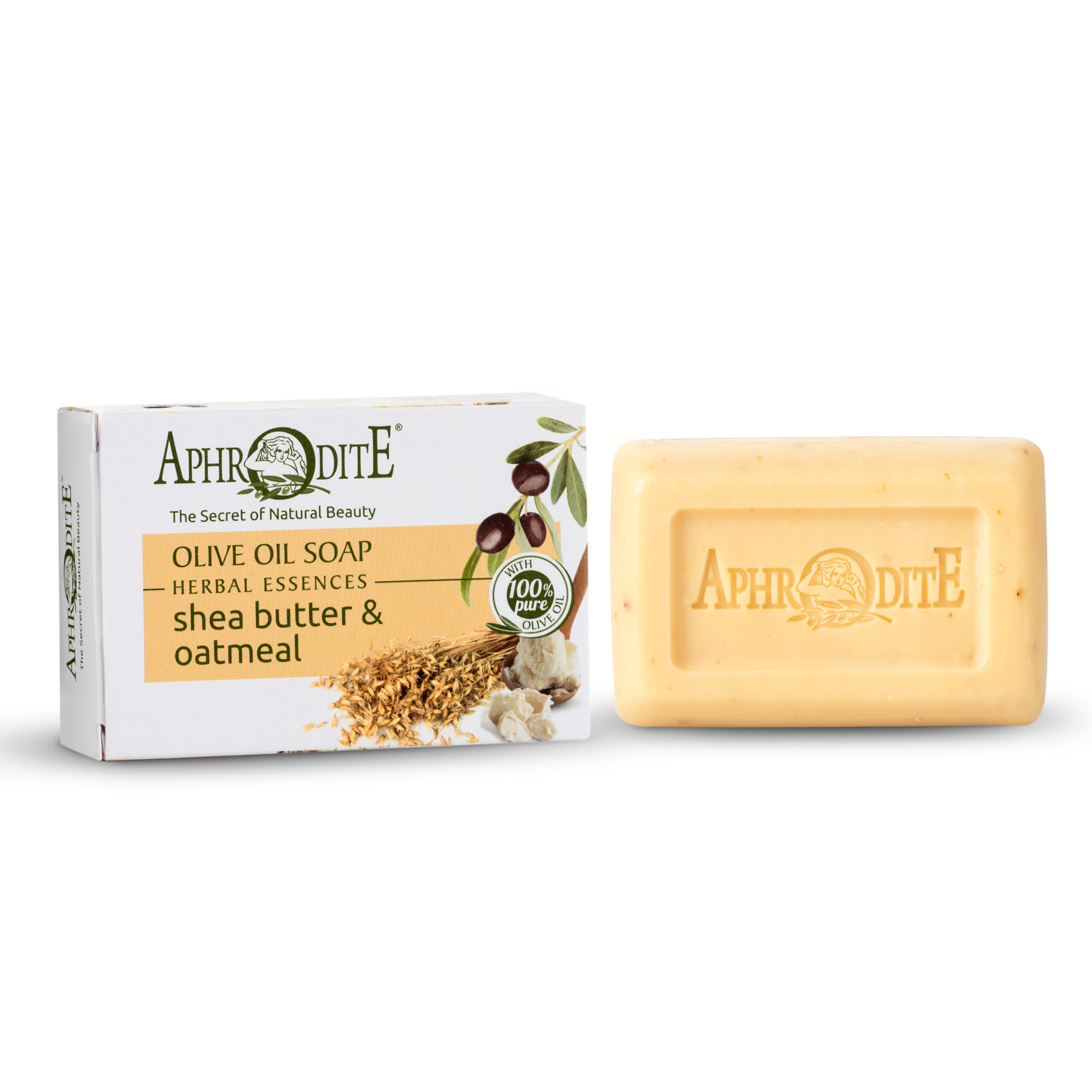 Sheavõi ja kaerahelvestega oliiviõliseep 100g