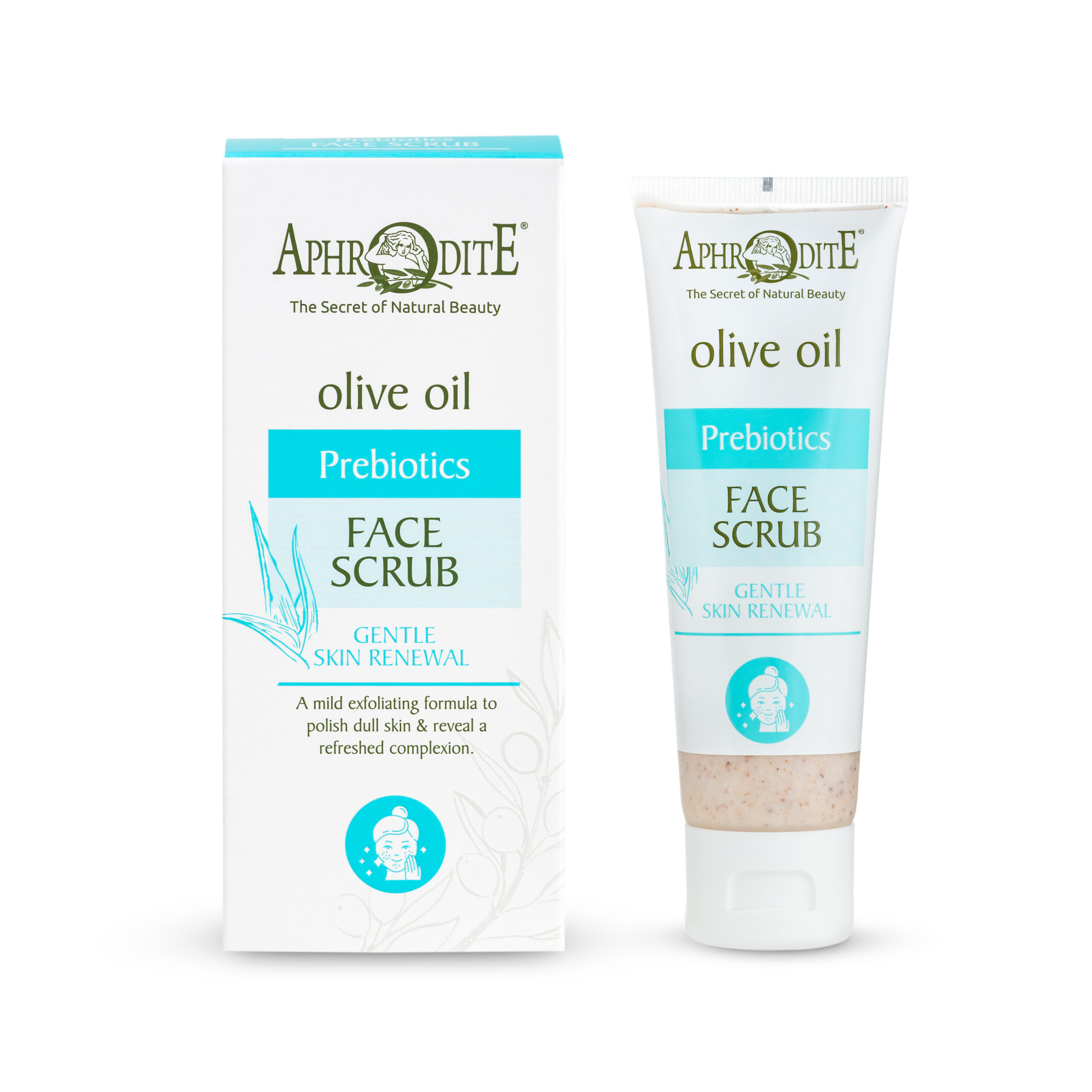 Õrnalt nahka uuendav näokoorija oliivi- ja mandlihelvestega 75ml