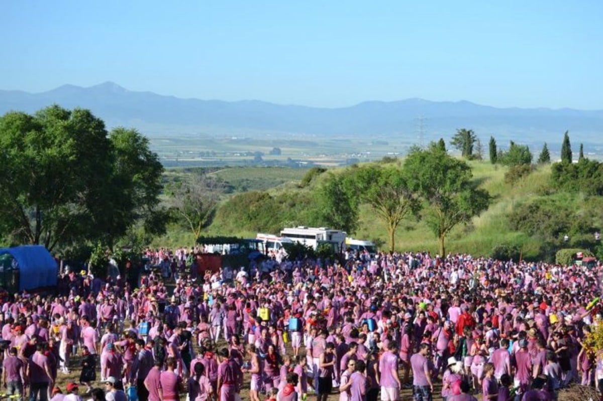 Batalla de Vino de Haro, Espagne