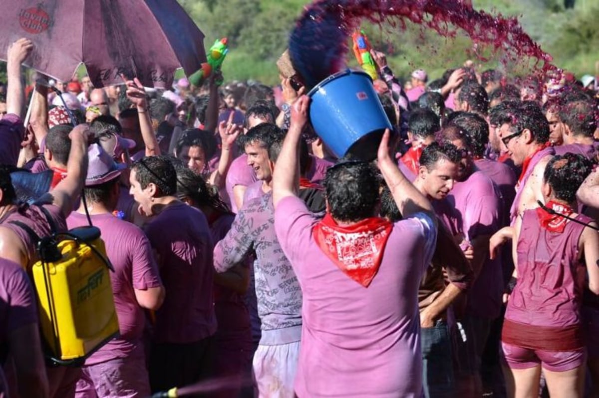 Batalla de Vino de Haro, Espagne