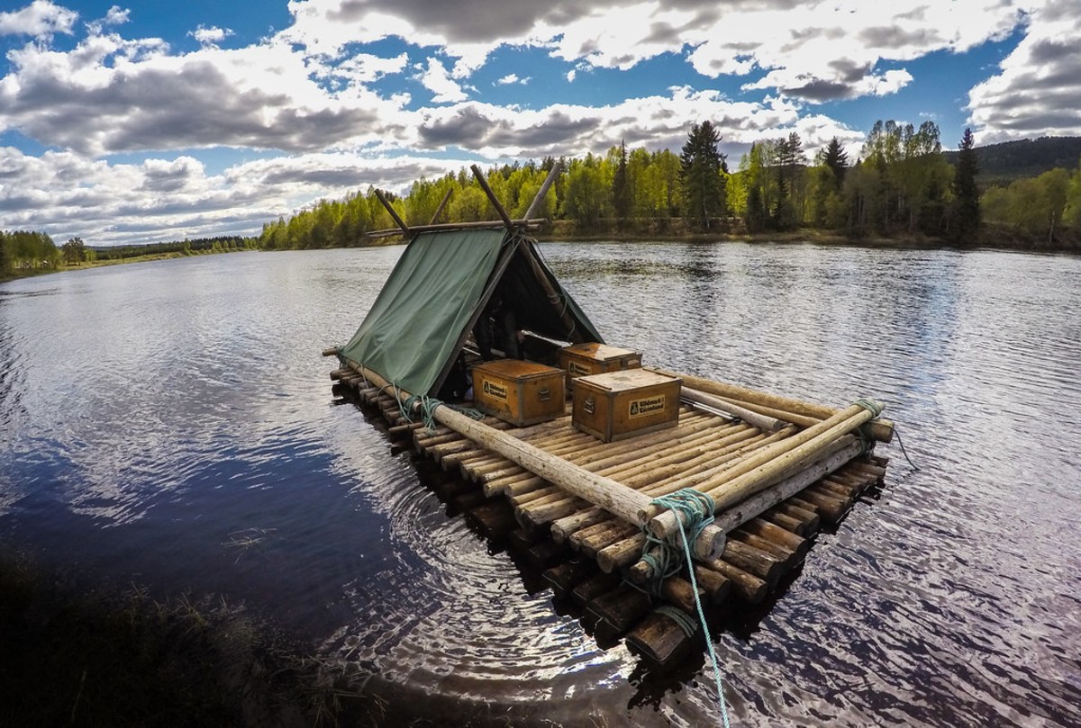 Construisez votre propre radeau pour affronter la rivière Klaralven, Suède