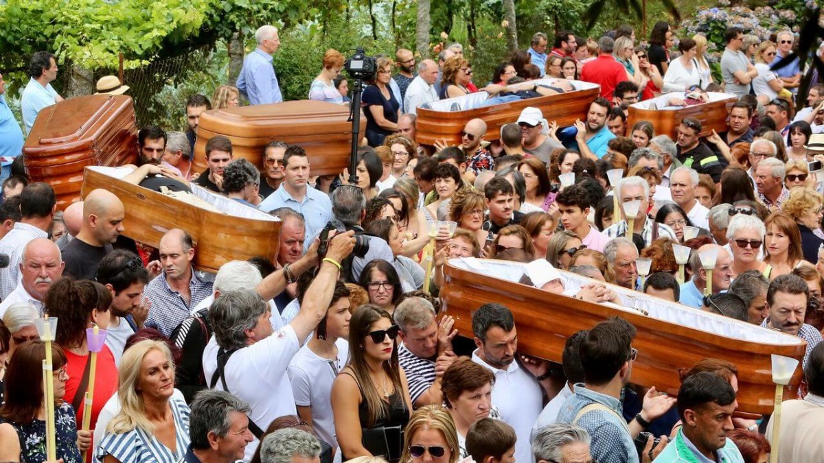 Fête de Santa Marta de Ribarteme, Espagne