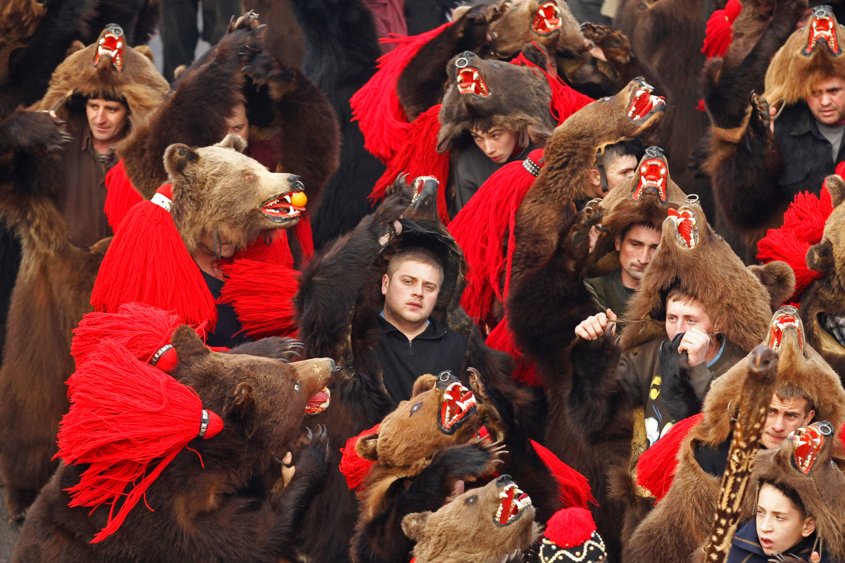 Danse de l'ours, Roumanie