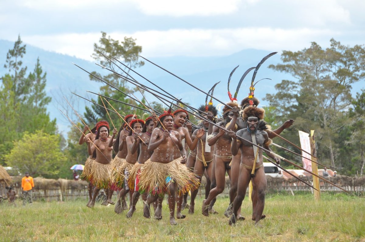 War Festival de Waména, Indonésie