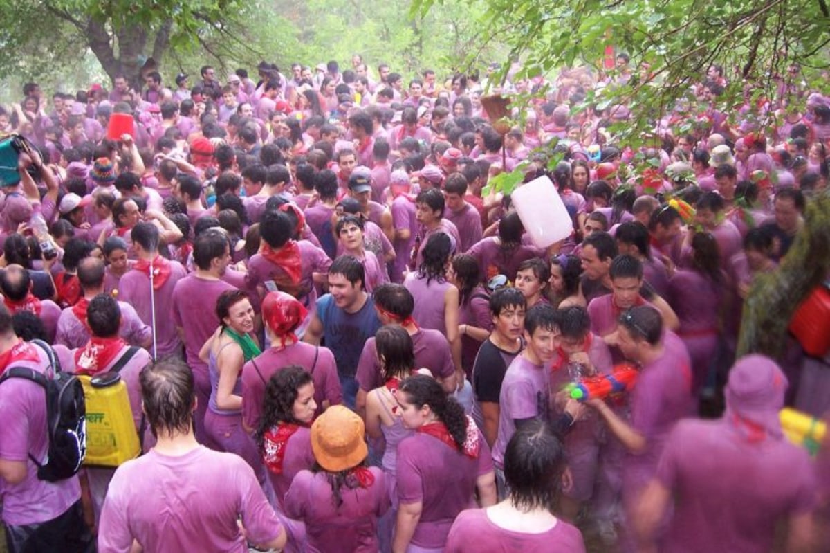 Batalla de Vino de Haro, Espagne