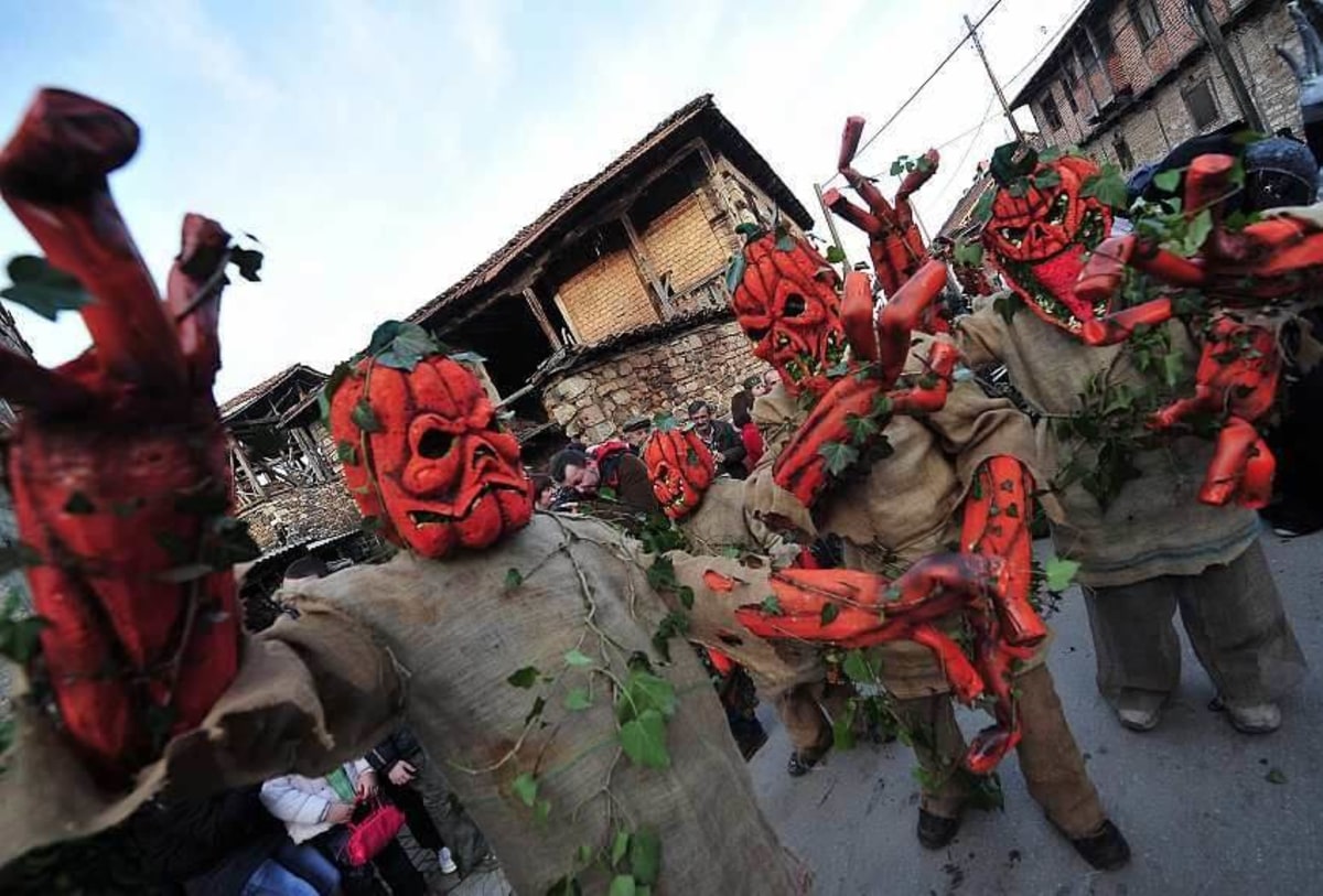Carnaval des monstres de Vevtchani, Macédoine du Nord