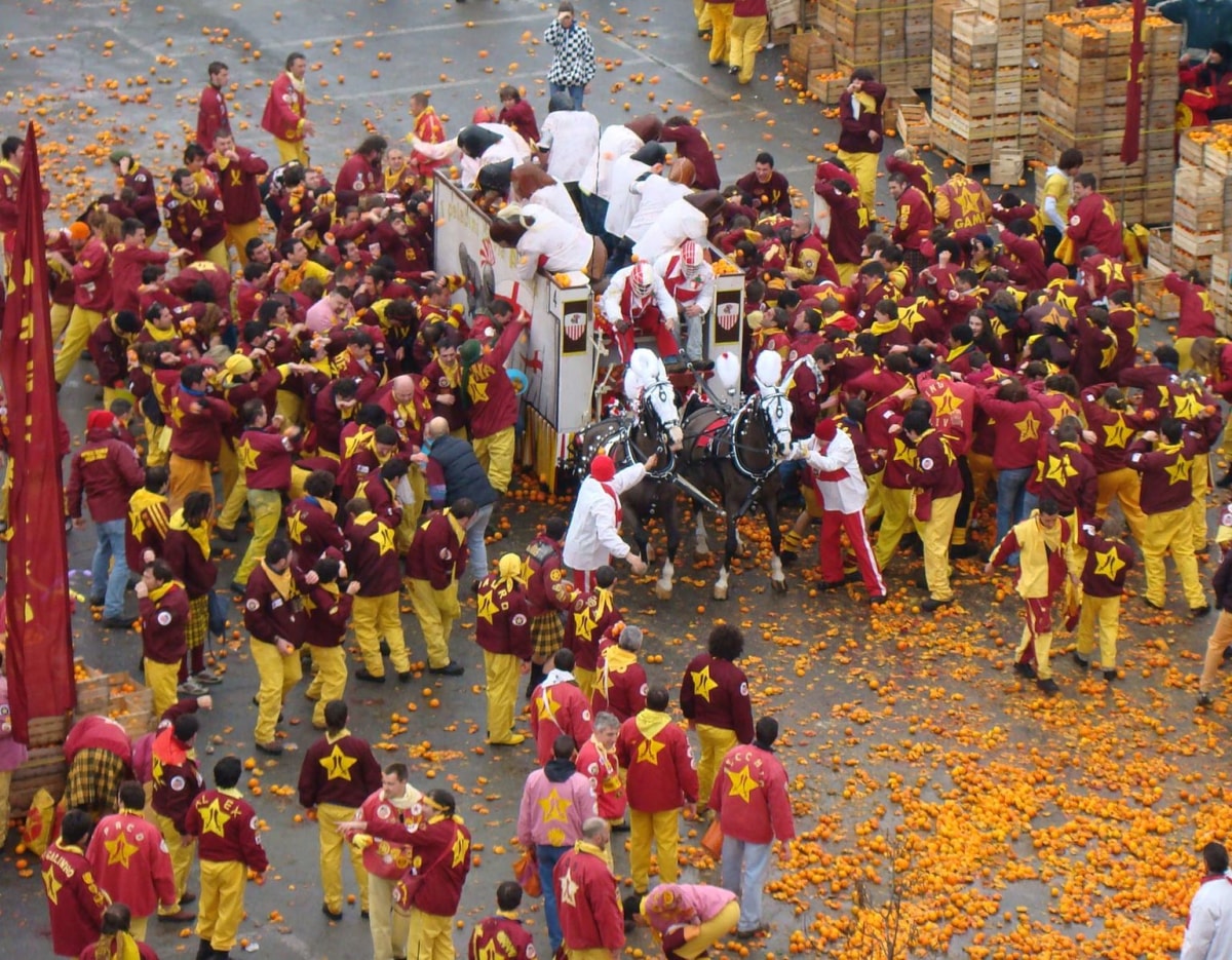 Carnaval d’Ivrea, Italie